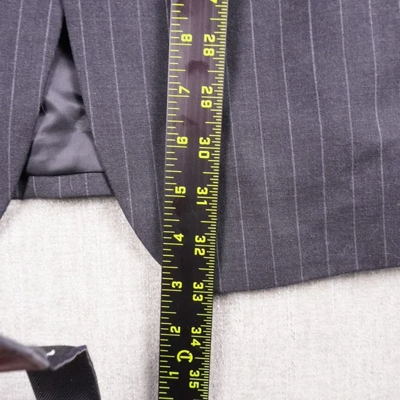 Jos. A. Bank Blazer Classic Charcoal Black Mens 44R 100% Wool 2 Button 100% Wool - Picture 11 of 15